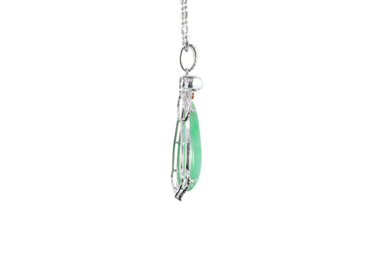 Pear Shaped Jadeite Pendant