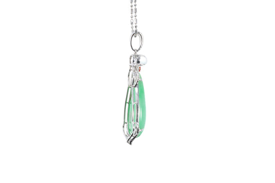 Pear Shaped Jadeite Pendant