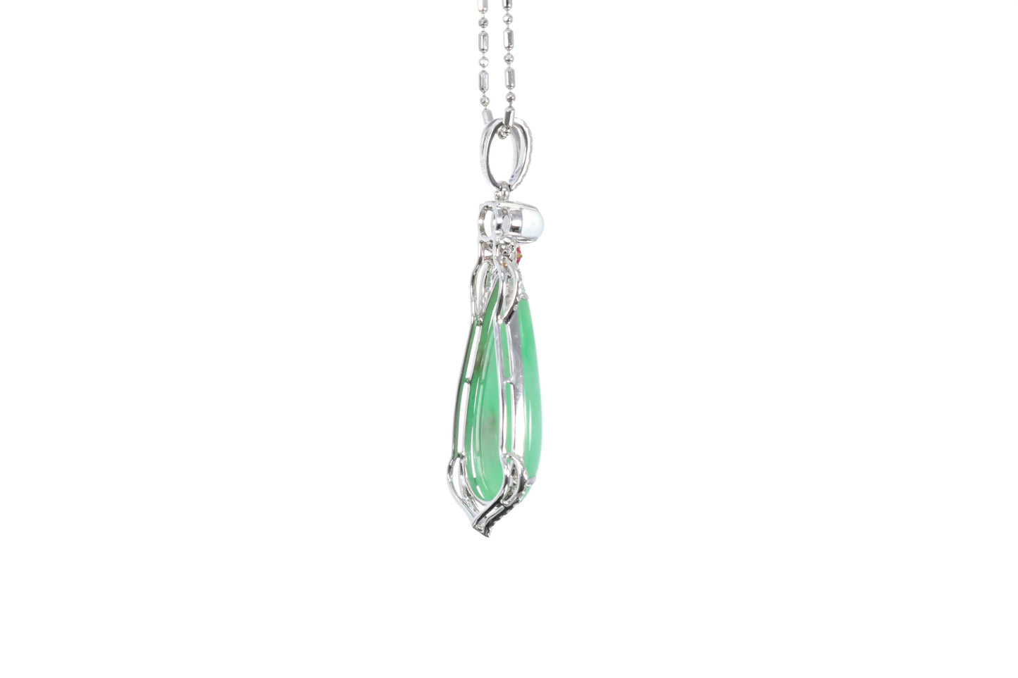 Pear Shaped Jadeite Pendant