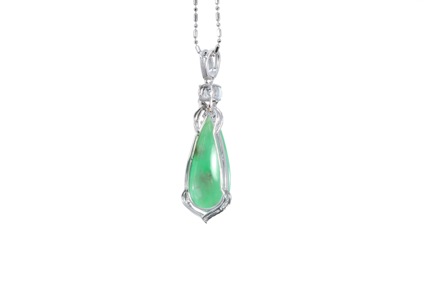 Pear Shaped Jadeite Pendant