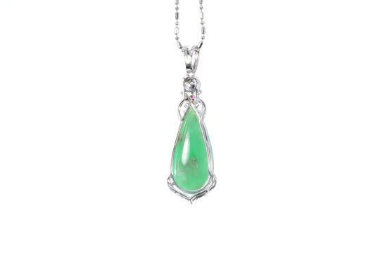 Pear Shaped Jadeite Pendant