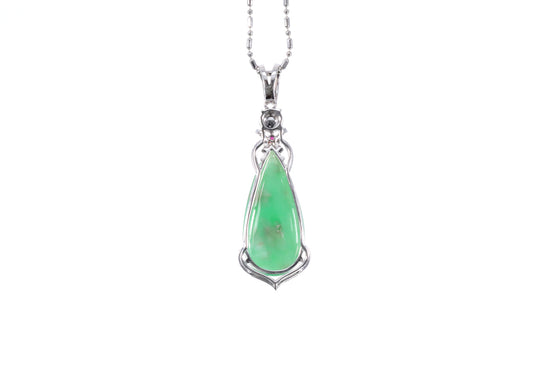 Pear Shaped Jadeite Pendant