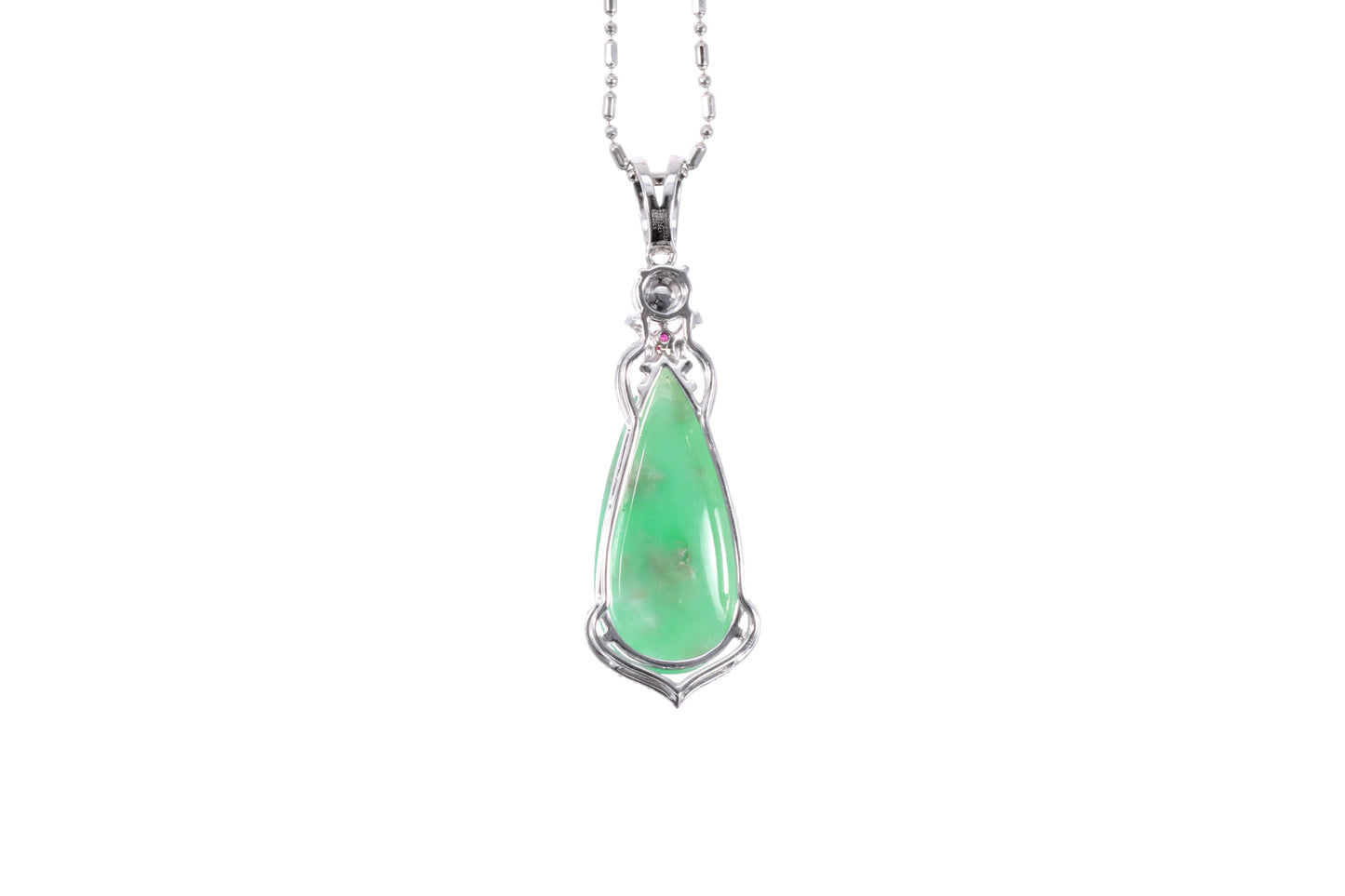 Pear Shaped Jadeite Pendant