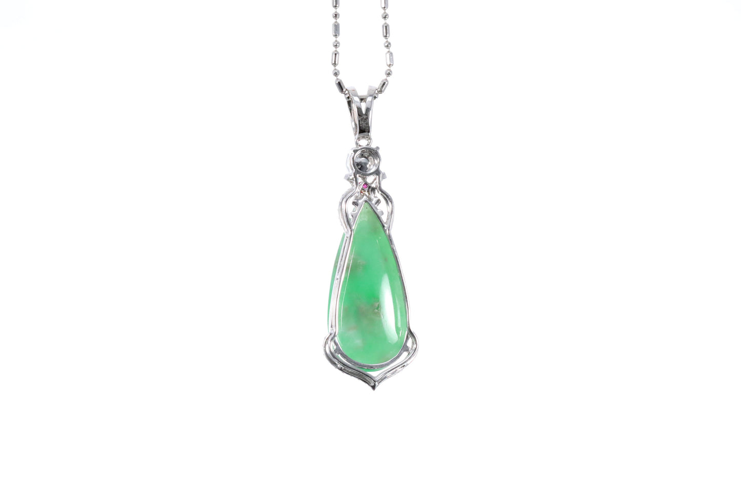 Pear Shaped Jadeite Pendant