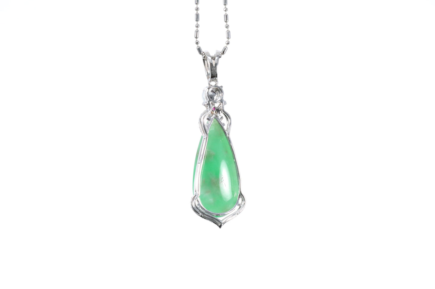 Pear Shaped Jadeite Pendant