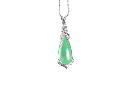 Pear Shaped Jadeite Pendant