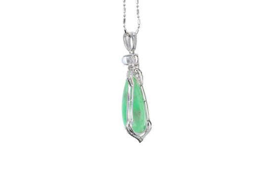 Pear Shaped Jadeite Pendant