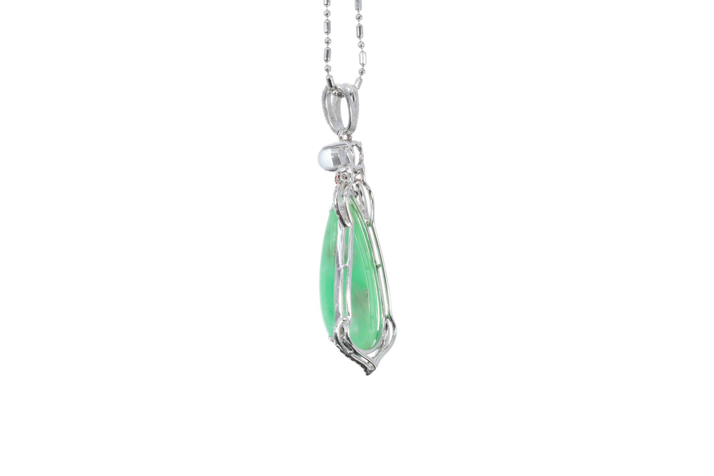 Pear Shaped Jadeite Pendant