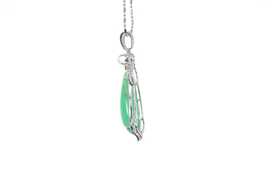 Pear Shaped Jadeite Pendant