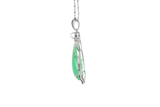 Pear Shaped Jadeite Pendant