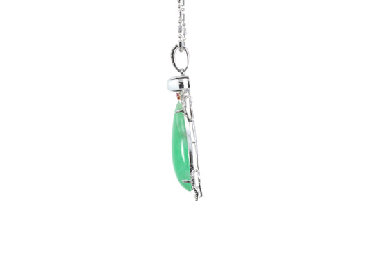 Pear Shaped Jadeite Pendant