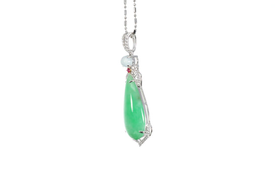 Pear Shaped Jadeite Pendant