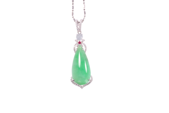 Pear Shaped Jadeite Pendant