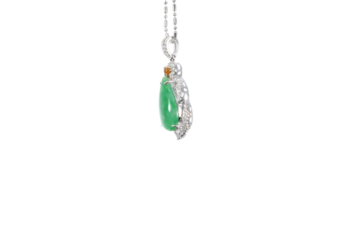 Jadeite Pear Pendant