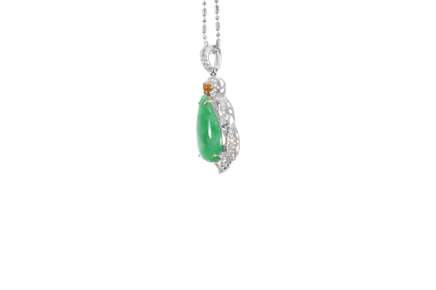 Jadeite Pear Pendant