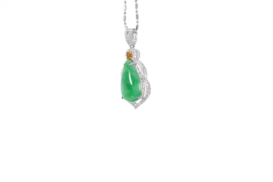 Jadeite Pear Pendant