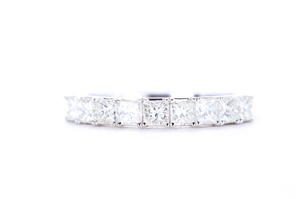 Princess Cut Diamond Band