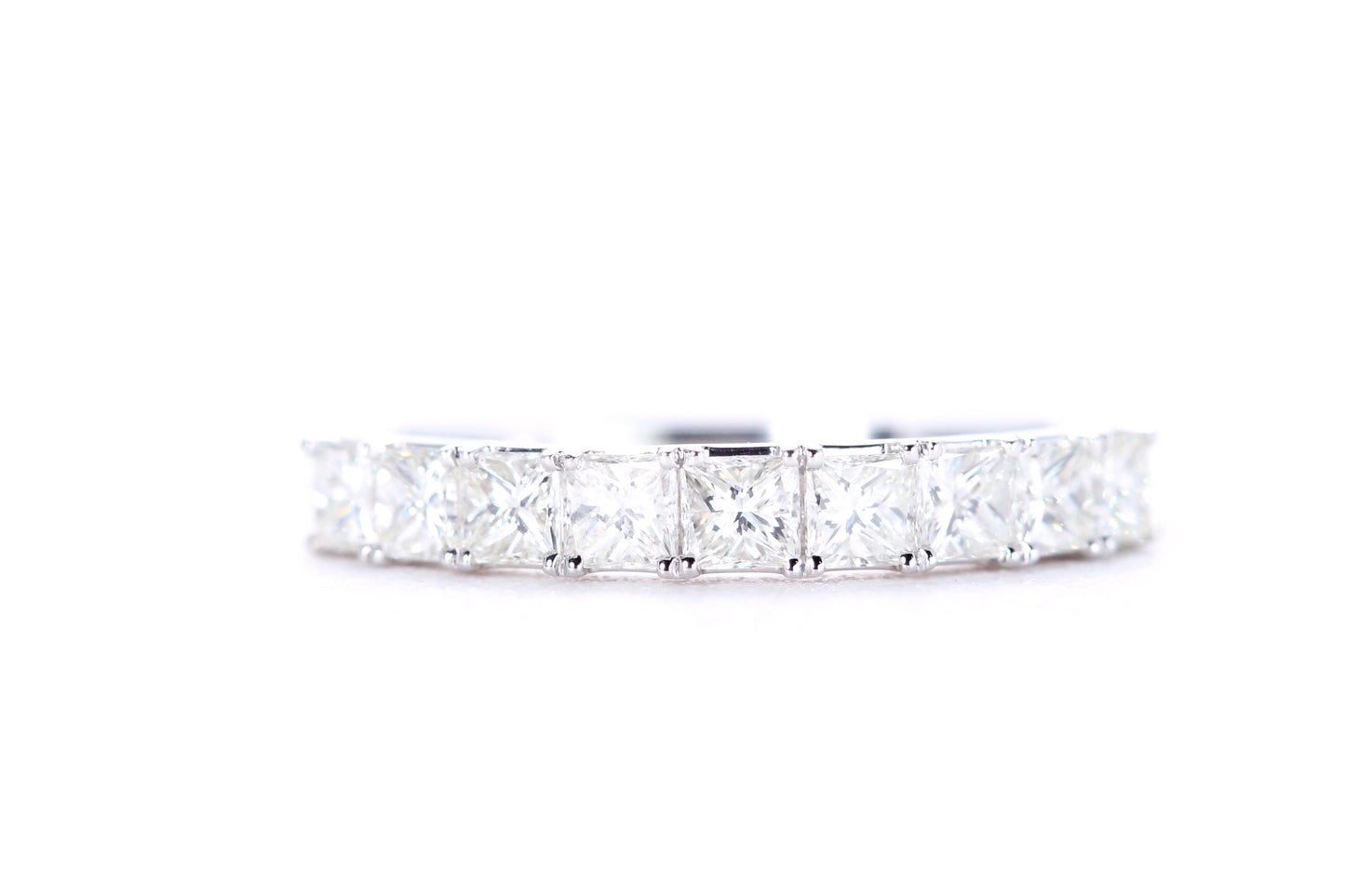 Princess Cut Diamond Band