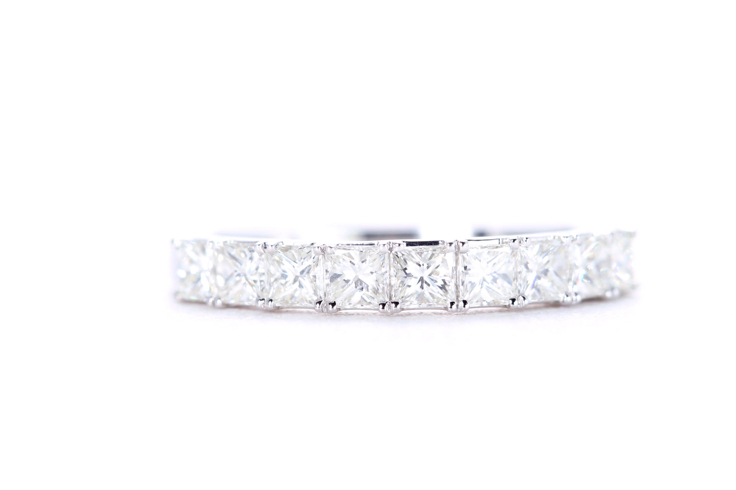 Princess Cut Diamond Band