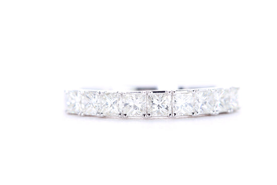 Princess Cut Diamond Band