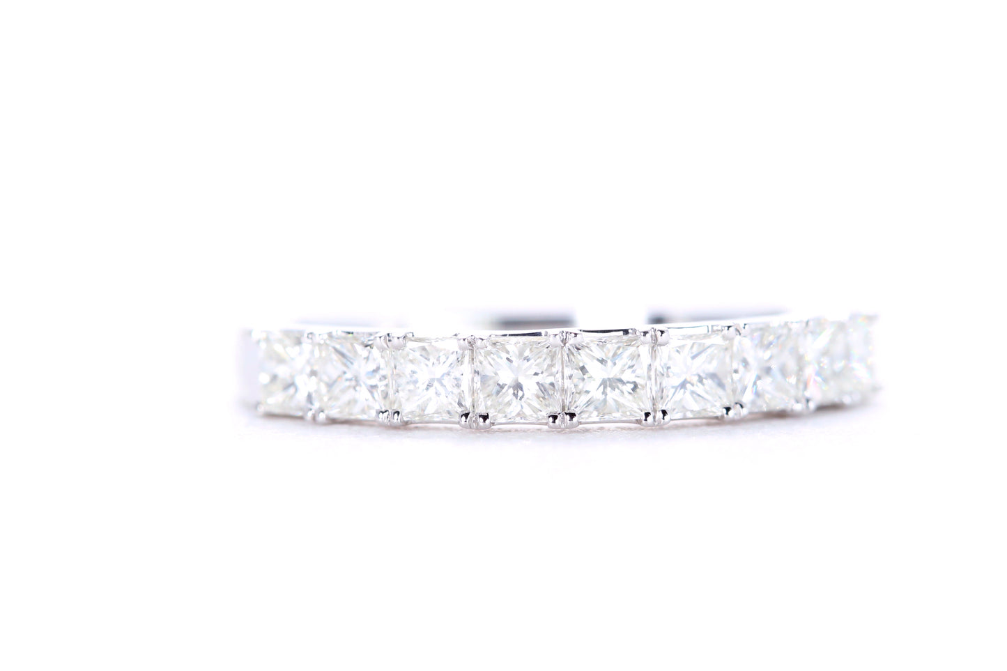 Princess Cut Diamond Band