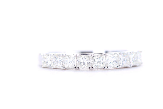 Princess Cut Diamond Band