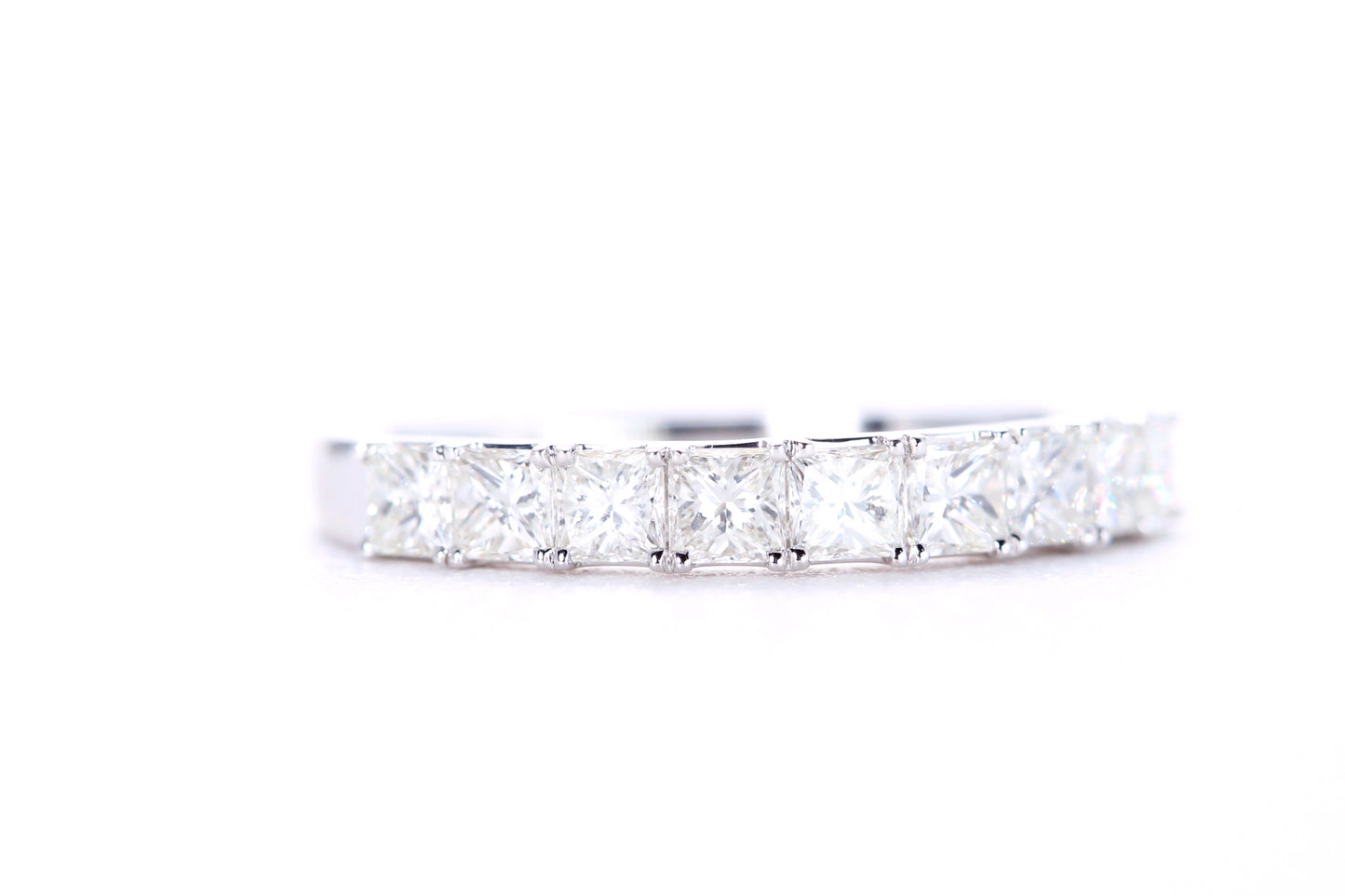 Princess Cut Diamond Band