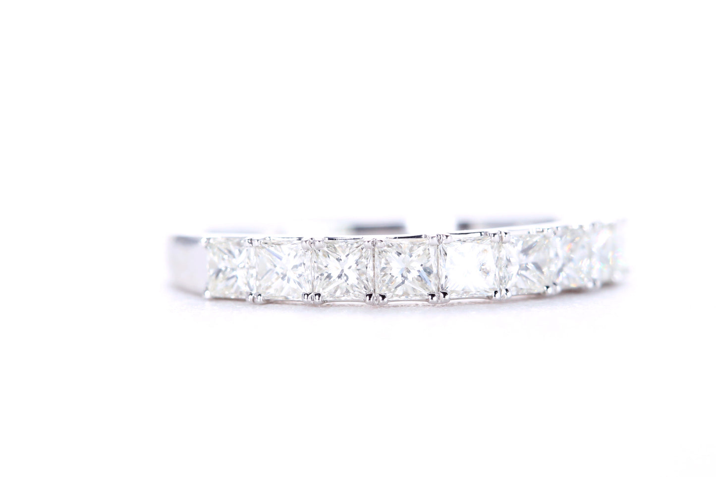 Princess Cut Diamond Band