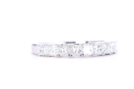 Princess Cut Diamond Band