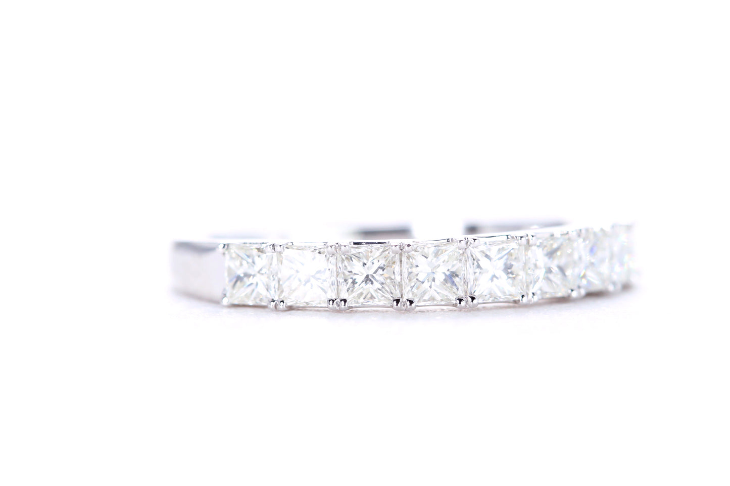 Princess Cut Diamond Band