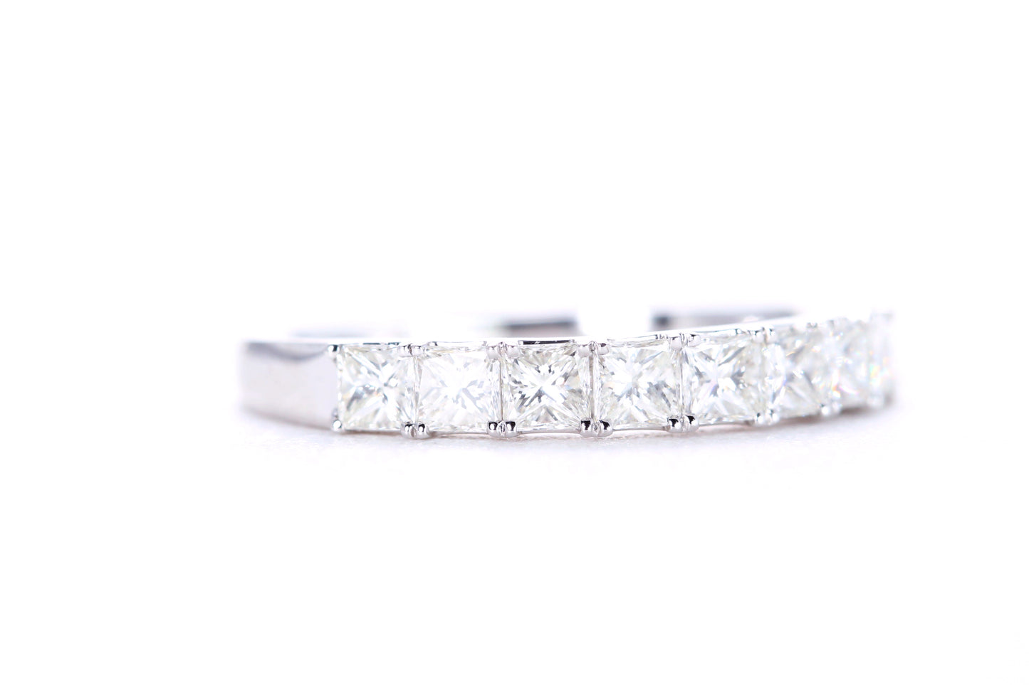 Princess Cut Diamond Band