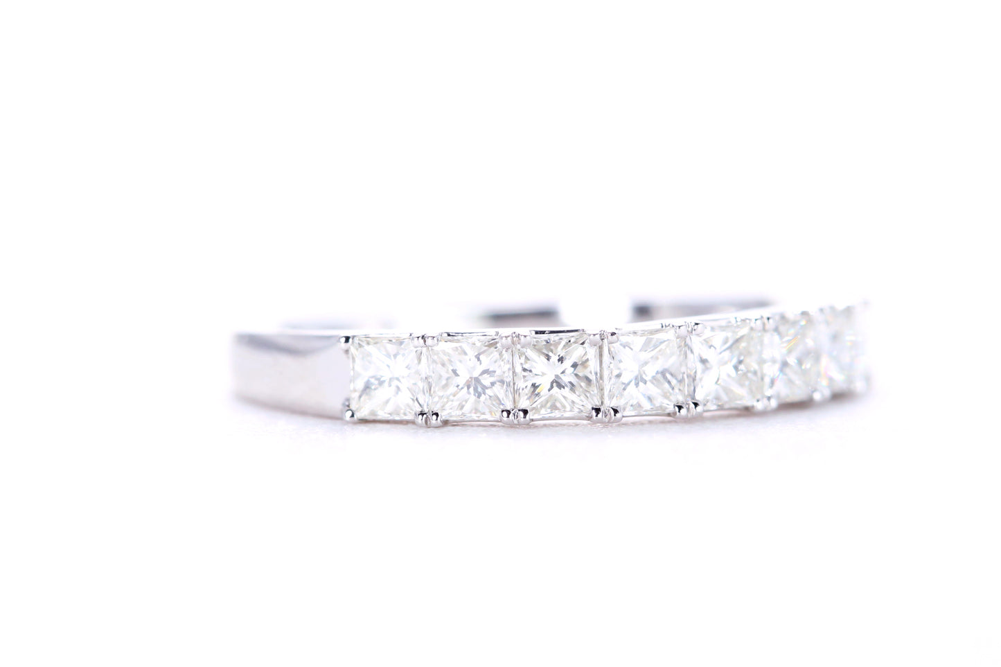 Princess Cut Diamond Band