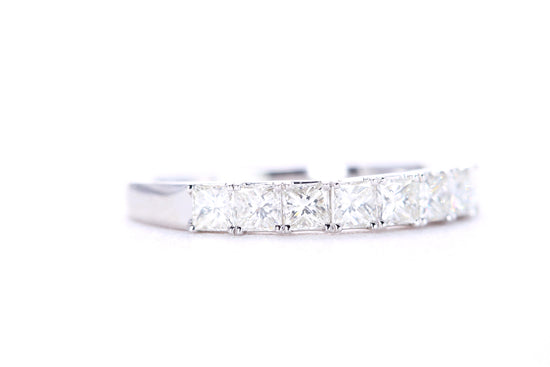 Princess Cut Diamond Band