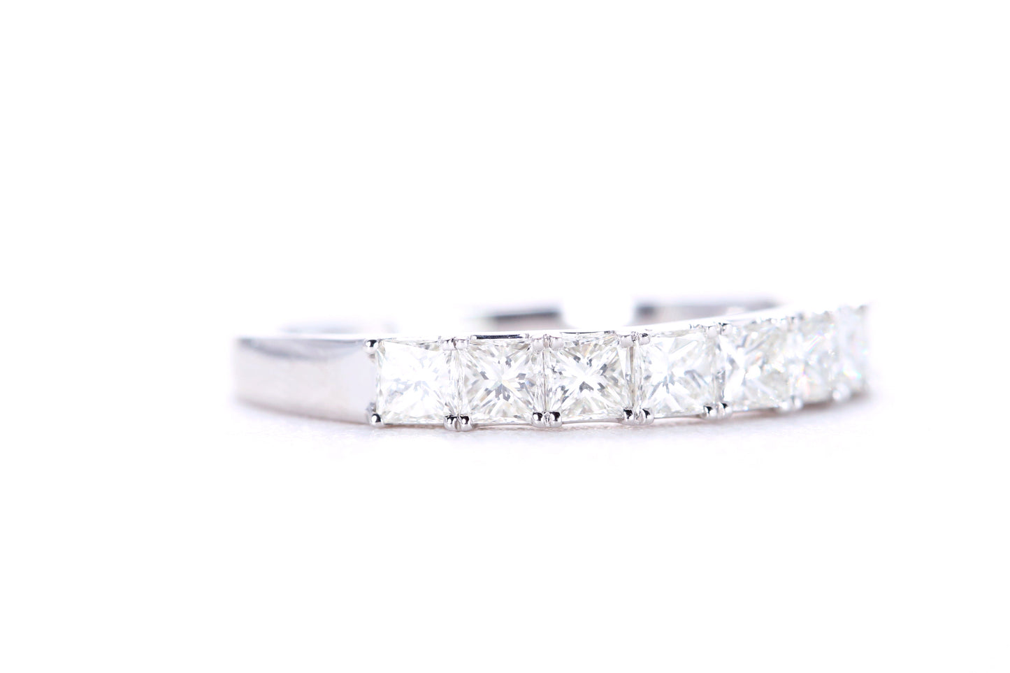 Princess Cut Diamond Band