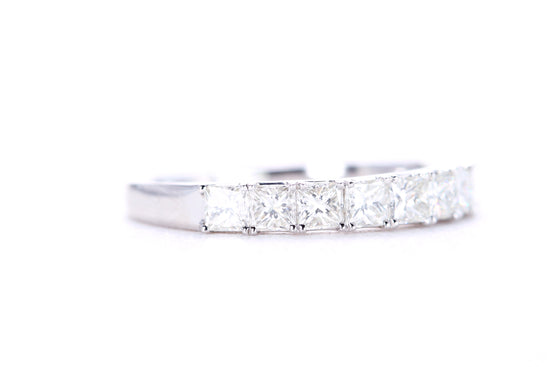 Princess Cut Diamond Band