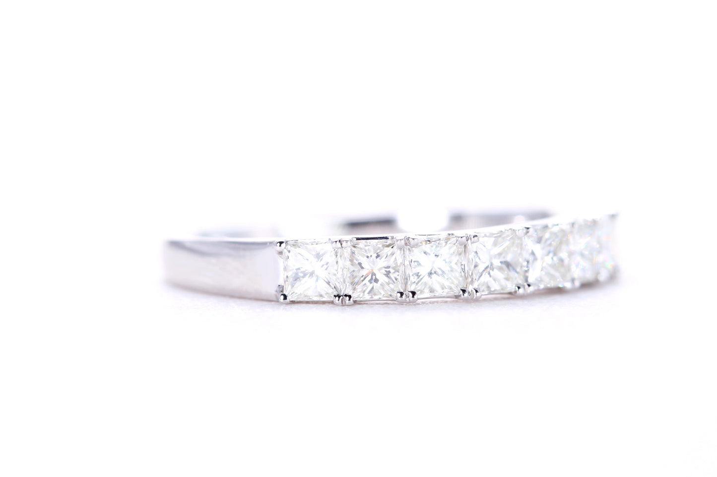 Princess Cut Diamond Band