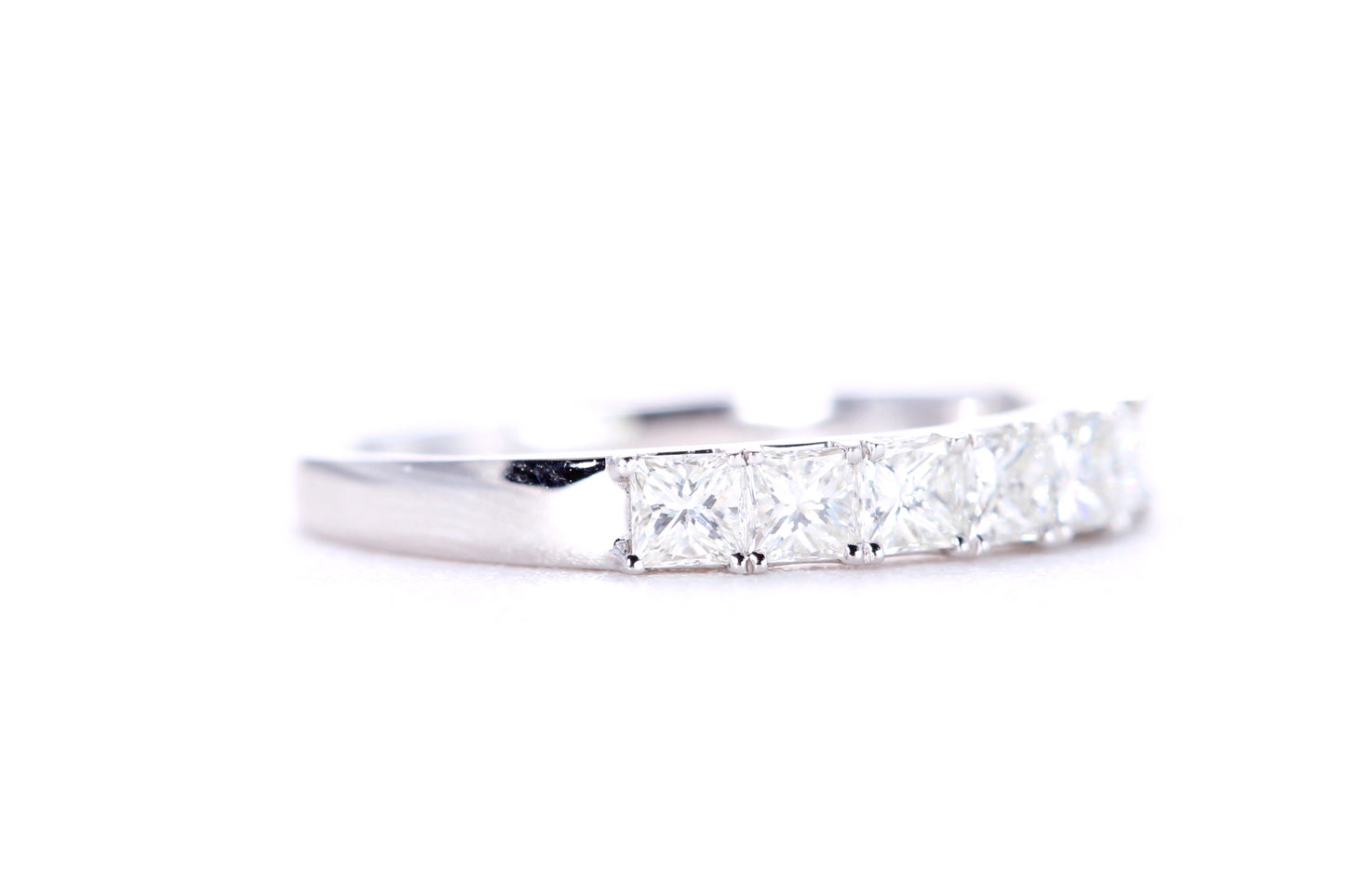 Princess Cut Diamond Band