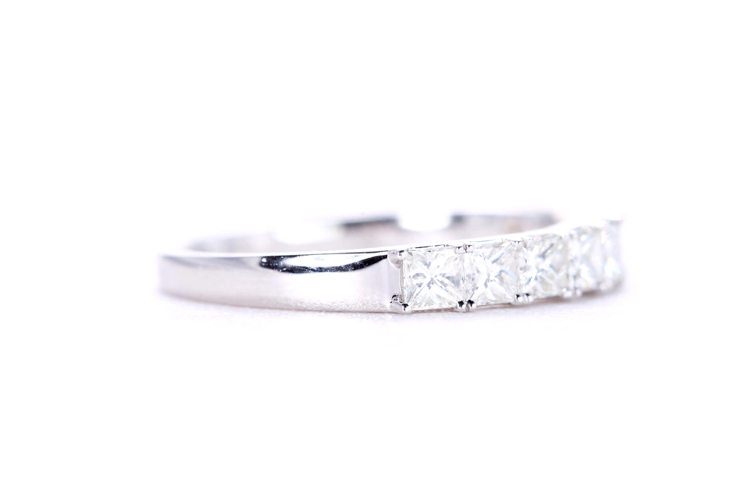 Princess Cut Diamond Band