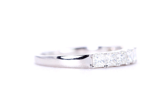 Princess Cut Diamond Band
