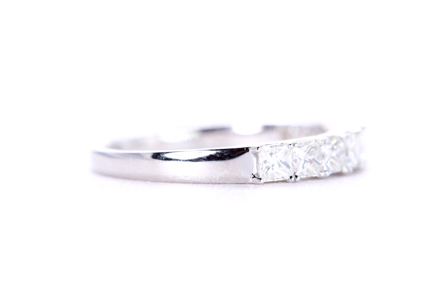 Princess Cut Diamond Band
