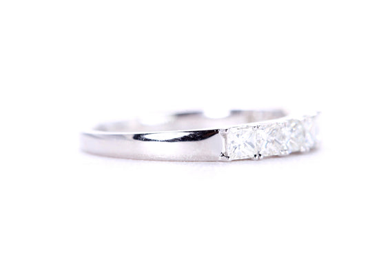 Princess Cut Diamond Band