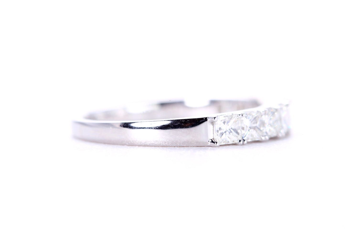 Princess Cut Diamond Band