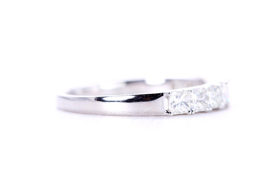 Princess Cut Diamond Band