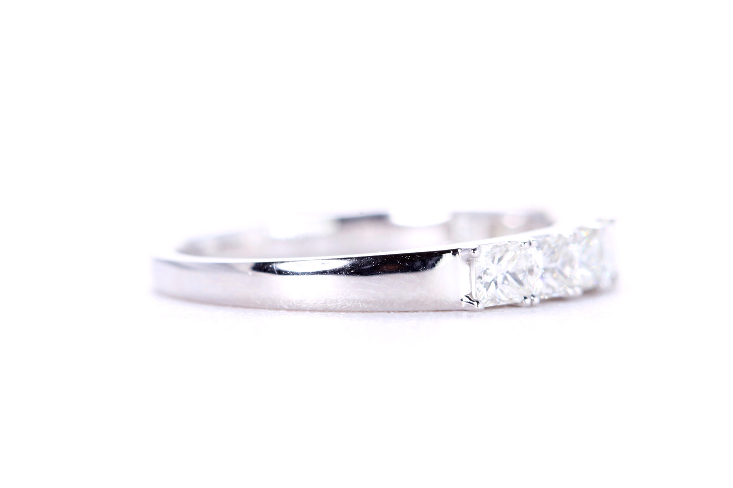 Princess Cut Diamond Band