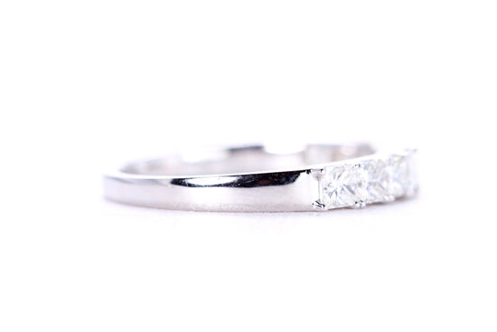 Princess Cut Diamond Band
