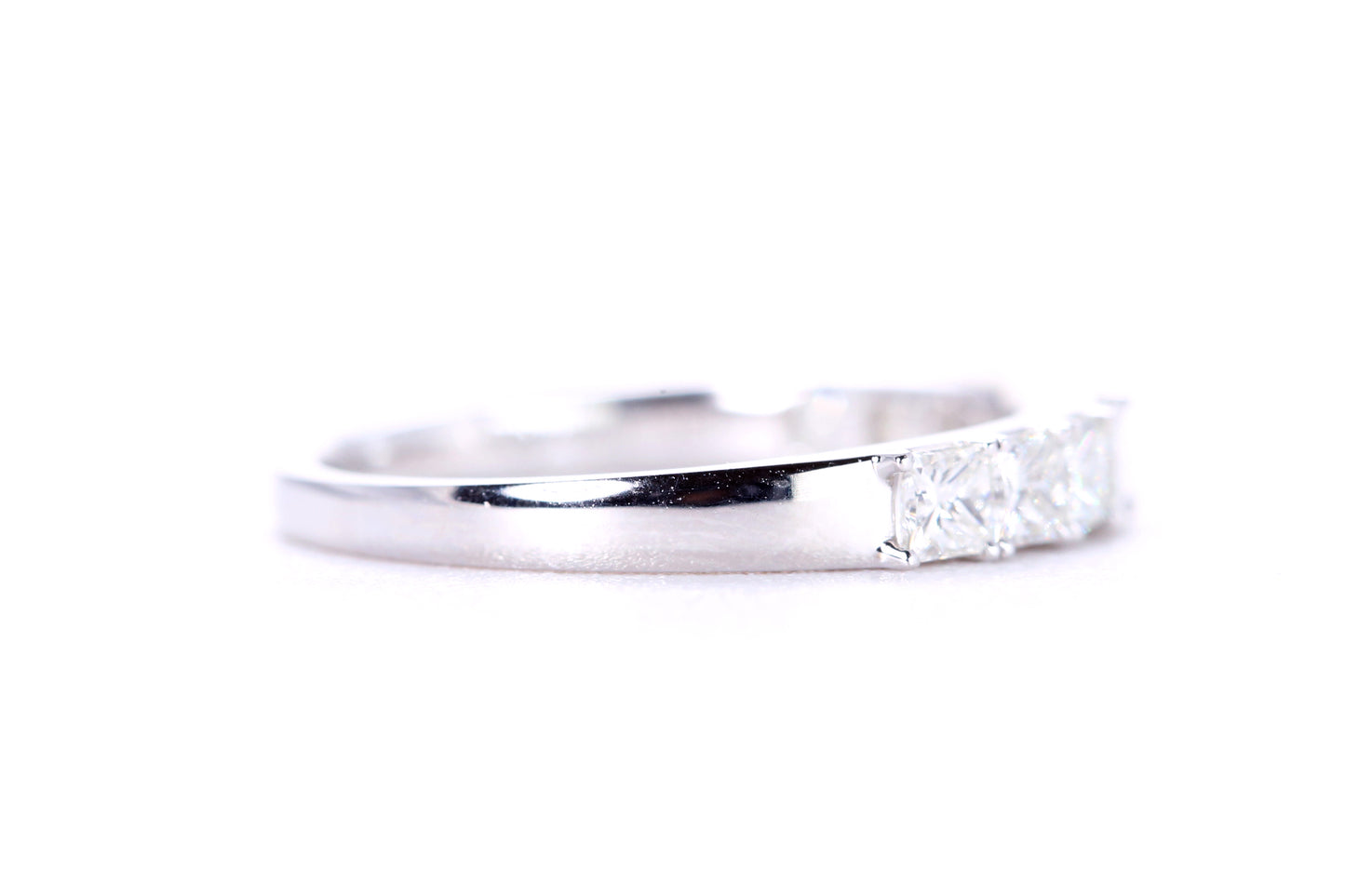 Princess Cut Diamond Band