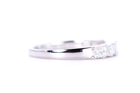 Princess Cut Diamond Band