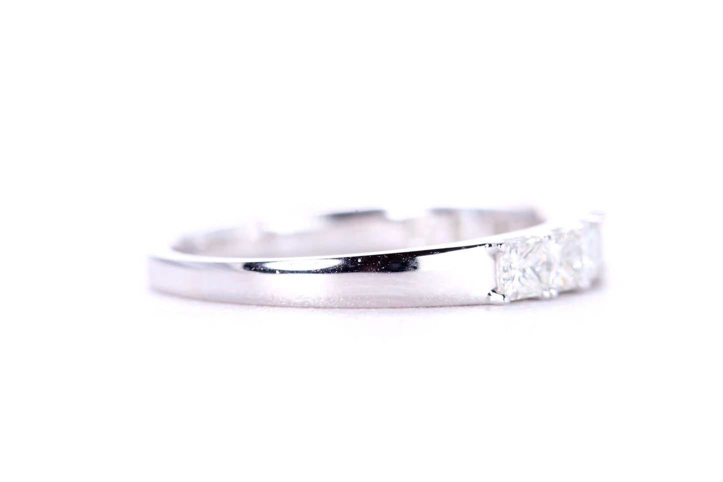 Princess Cut Diamond Band