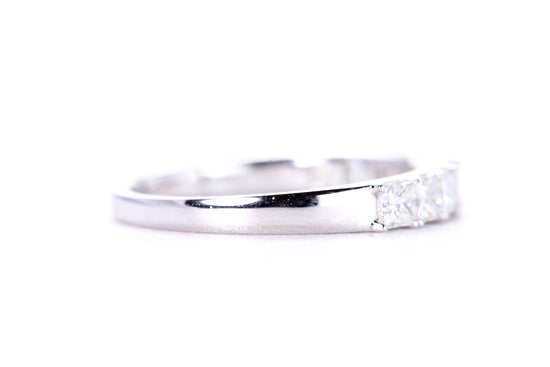 Princess Cut Diamond Band