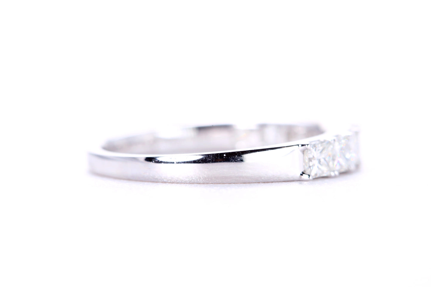 Princess Cut Diamond Band